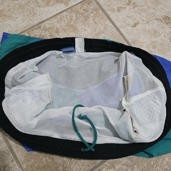 Vintage Ocean Pacific Swim Trunks L Colorblock 90s Shorts Mesh 6” Inseam - Picture 5 of 7